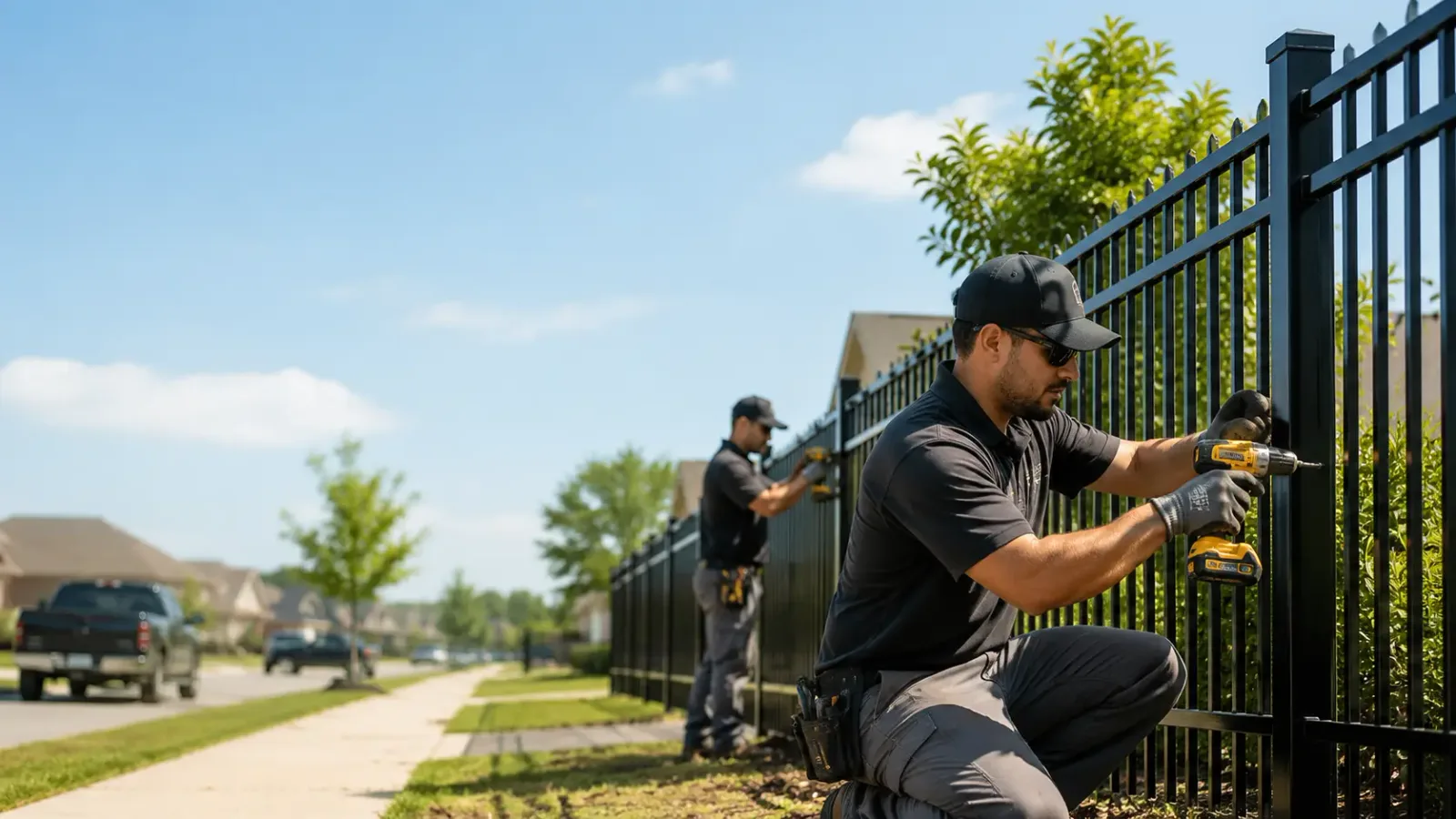 Metal Fence Installation in Caledonia, MI
